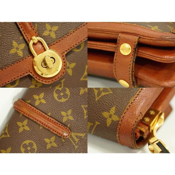 Louis Vuitton Sac Vendome Monogram Shoulder Bag Handbag Brown - Picture 4 of 9